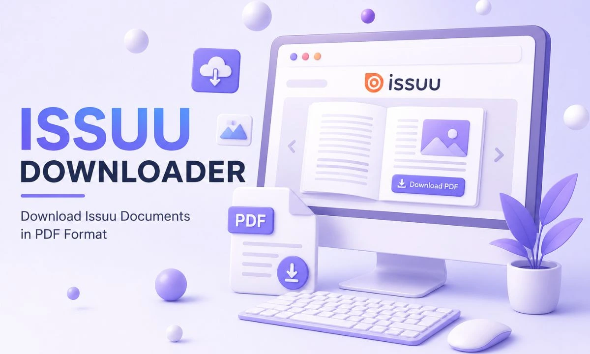 Download the Issuu document as a PDF after the file is successfully prepared.
